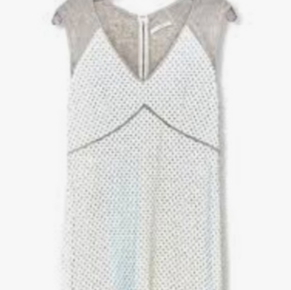 TART Collections Didi Cloud Dancer Mini Dress Gray/White Size XS - Picture 2 of 9